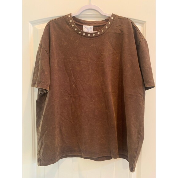 Frontier Embroidered Tee Free People SOLD OUT - Picture 4 of 12